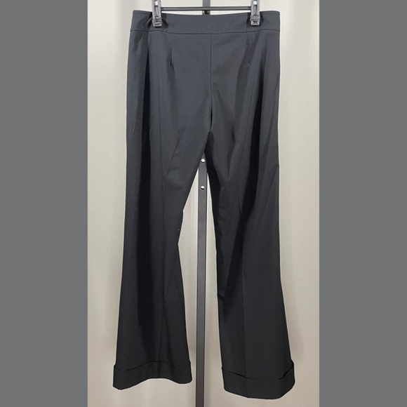 Trina Turk Pants Womens 6 black wide leg designer vintage classic - Picture 6 of 8